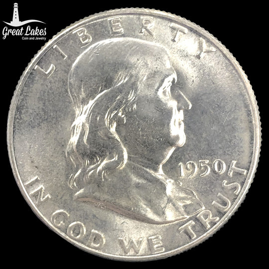 1950 Franklin Half Dollar (AU)