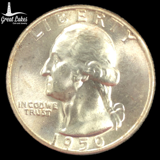 1950 Washington Quarter (BU)
