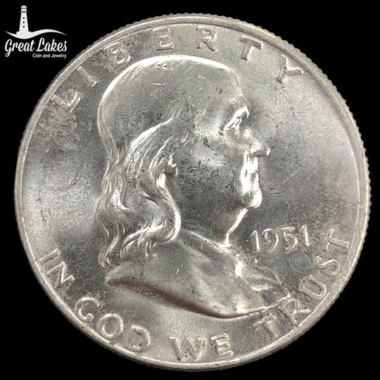 1951-D Franklin Half Dollar (BU)