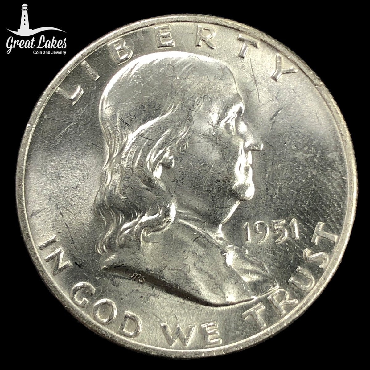 1951-D Franklin Half Dollar (AU)