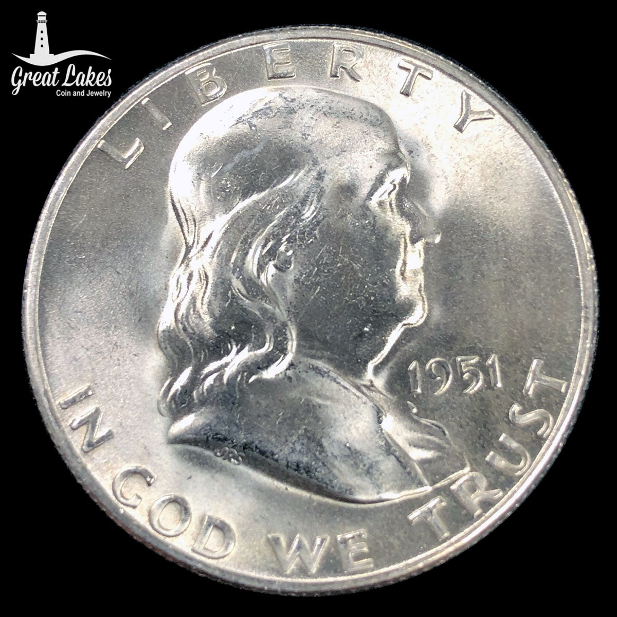 1951-S Franklin Half Dollar (BU)