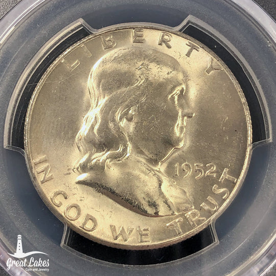 1952-S Franklin Half Dollar PCGS MS64
