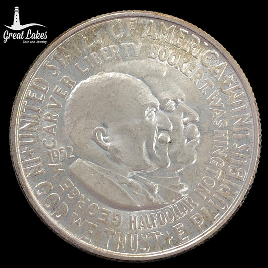 1952 Washington-Carver Commemorative Half Dollar (BU) (Toned)