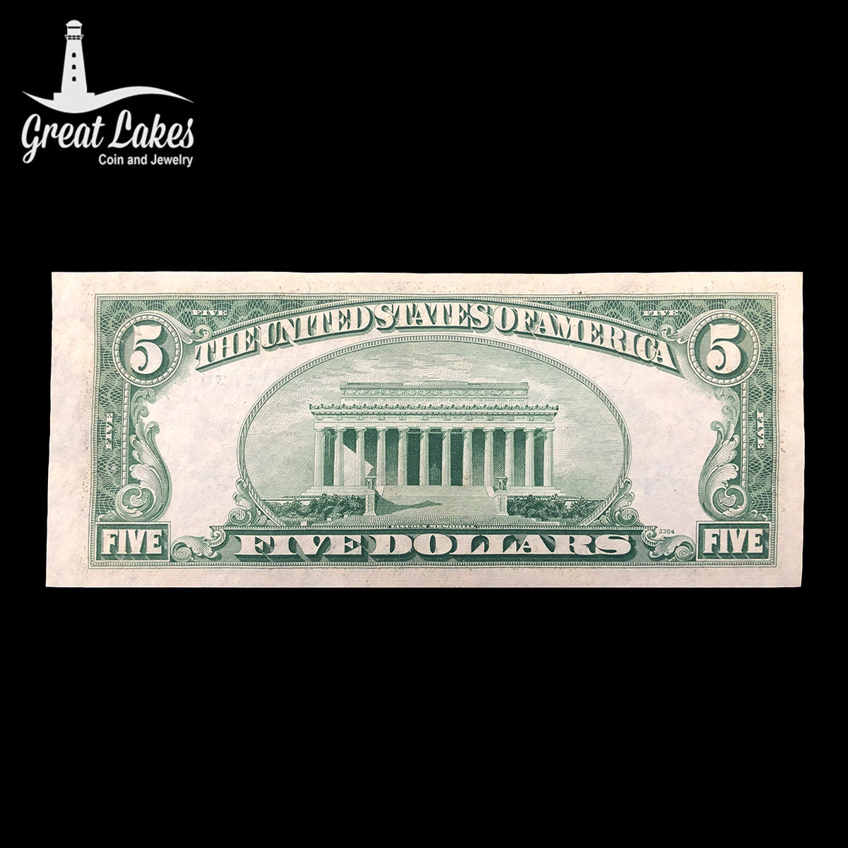 1953-A $5 Silver Certificate (AU)