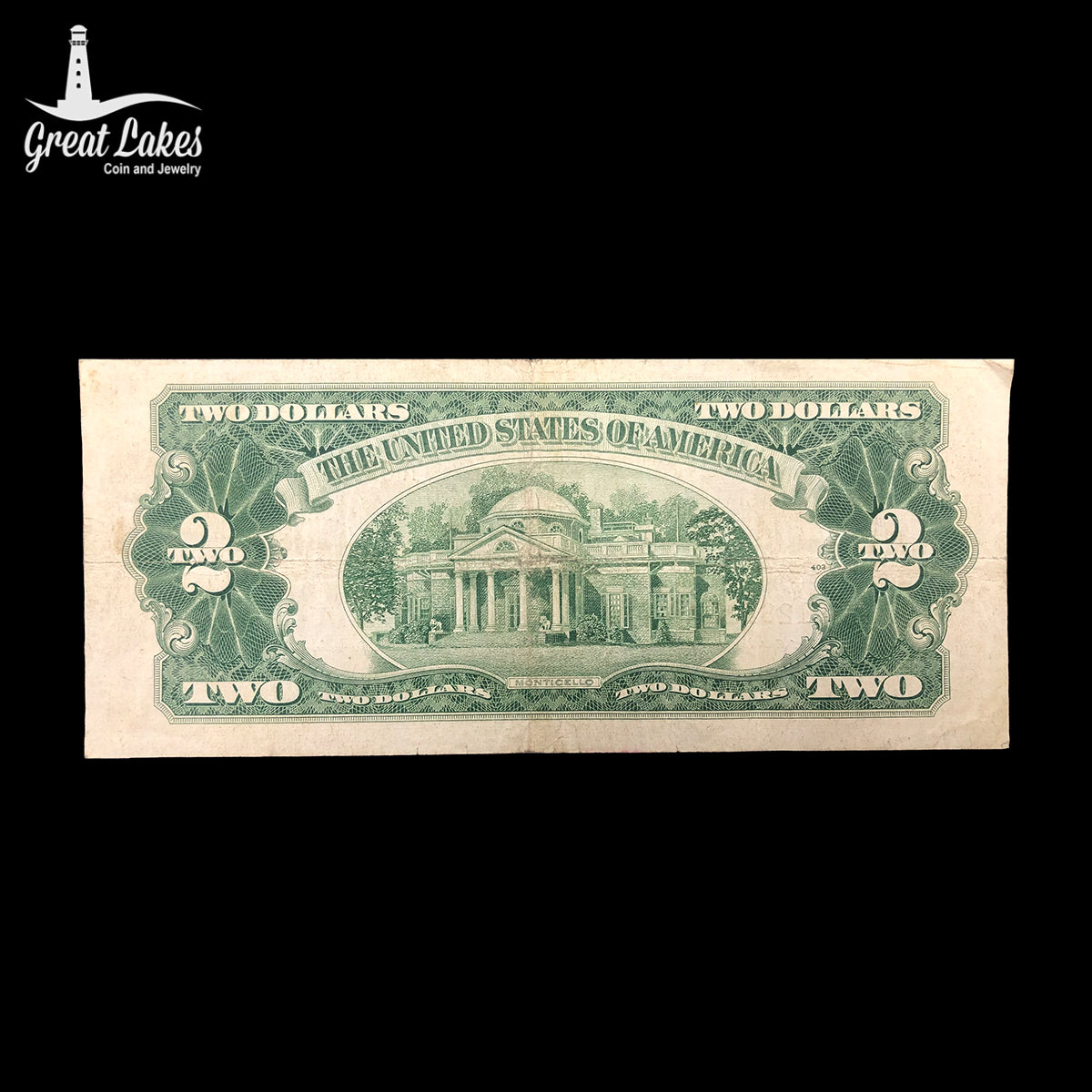 1953-B $2 Legal Tender (F)