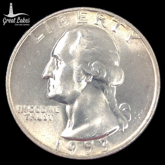 1953-D Washington Quarter (BU)