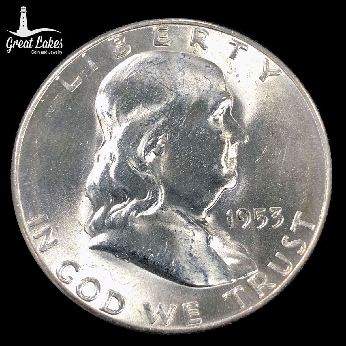 1953-S Franklin Half Dollar (BU)