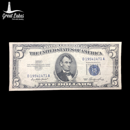 1953 $5 Silver Certificate (VF)