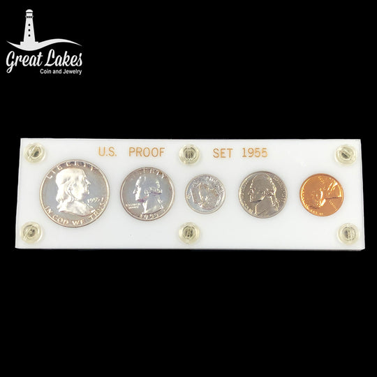 1955 Silver Proof Set in Capital Plastic Holder