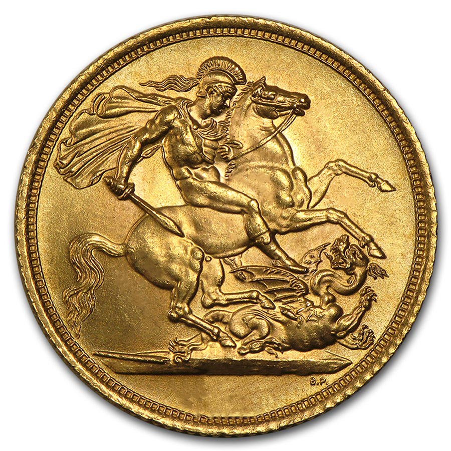 Gold Young Queen Victoria Sovereigns (XF) (Random)