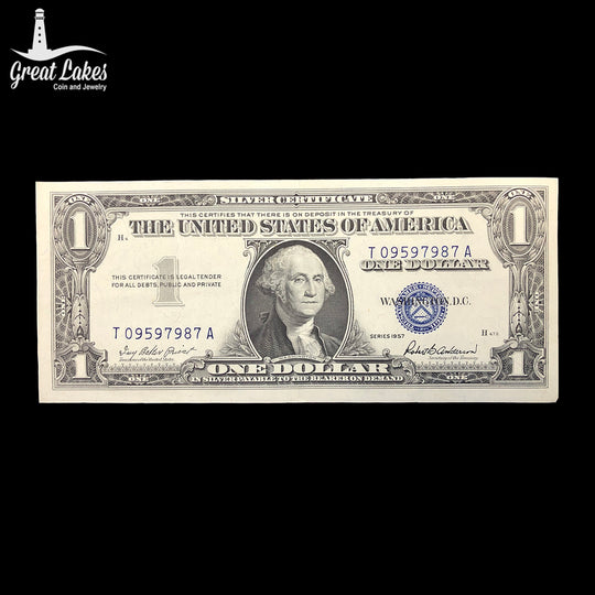 1957 $1 Silver Certificate (AU)
