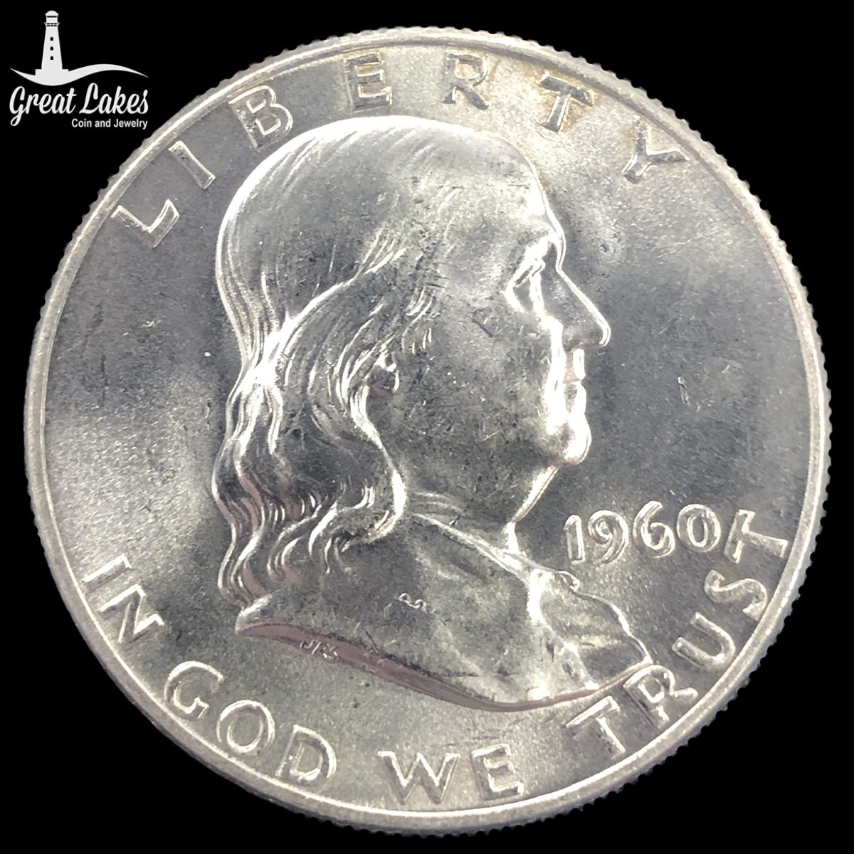 1960-D Franklin Silver Half Dollar (BU)