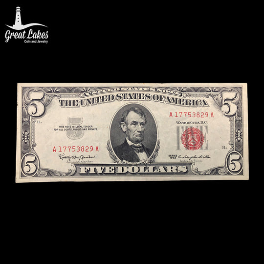 1963 $5 Legal Tender (XF)