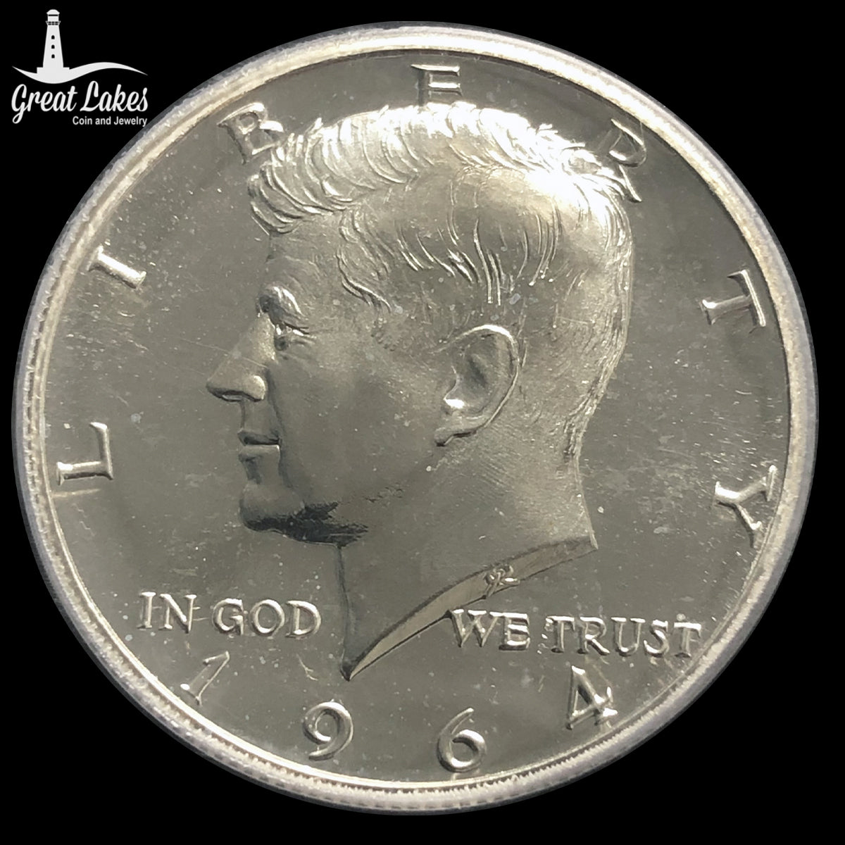 1964 Kennedy Half Dollar “Accented Hair” PCGS PR65