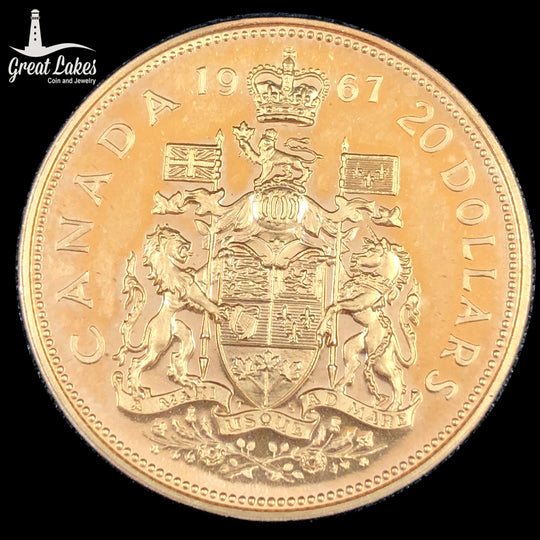 1967 $20 Canada Proof Gold Coin