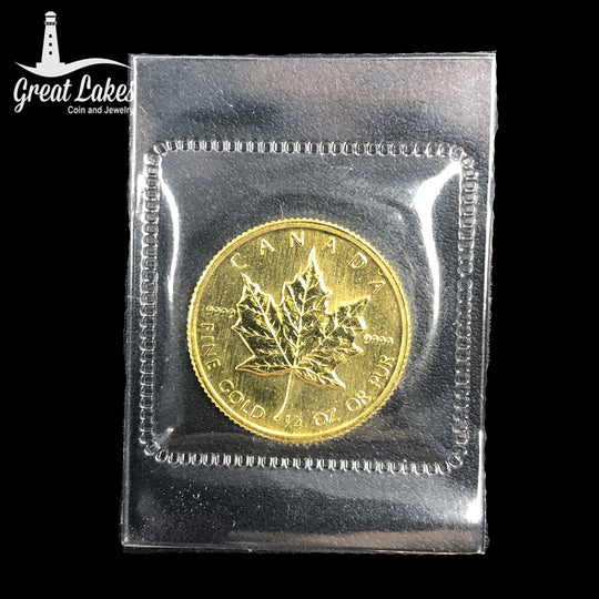 1984 1/4 oz Gold Maple (BU)