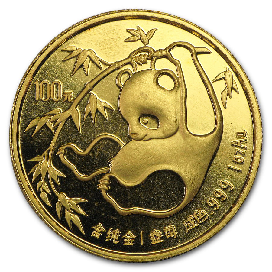China 1 oz Gold Panda BU (Random) (Sealed)