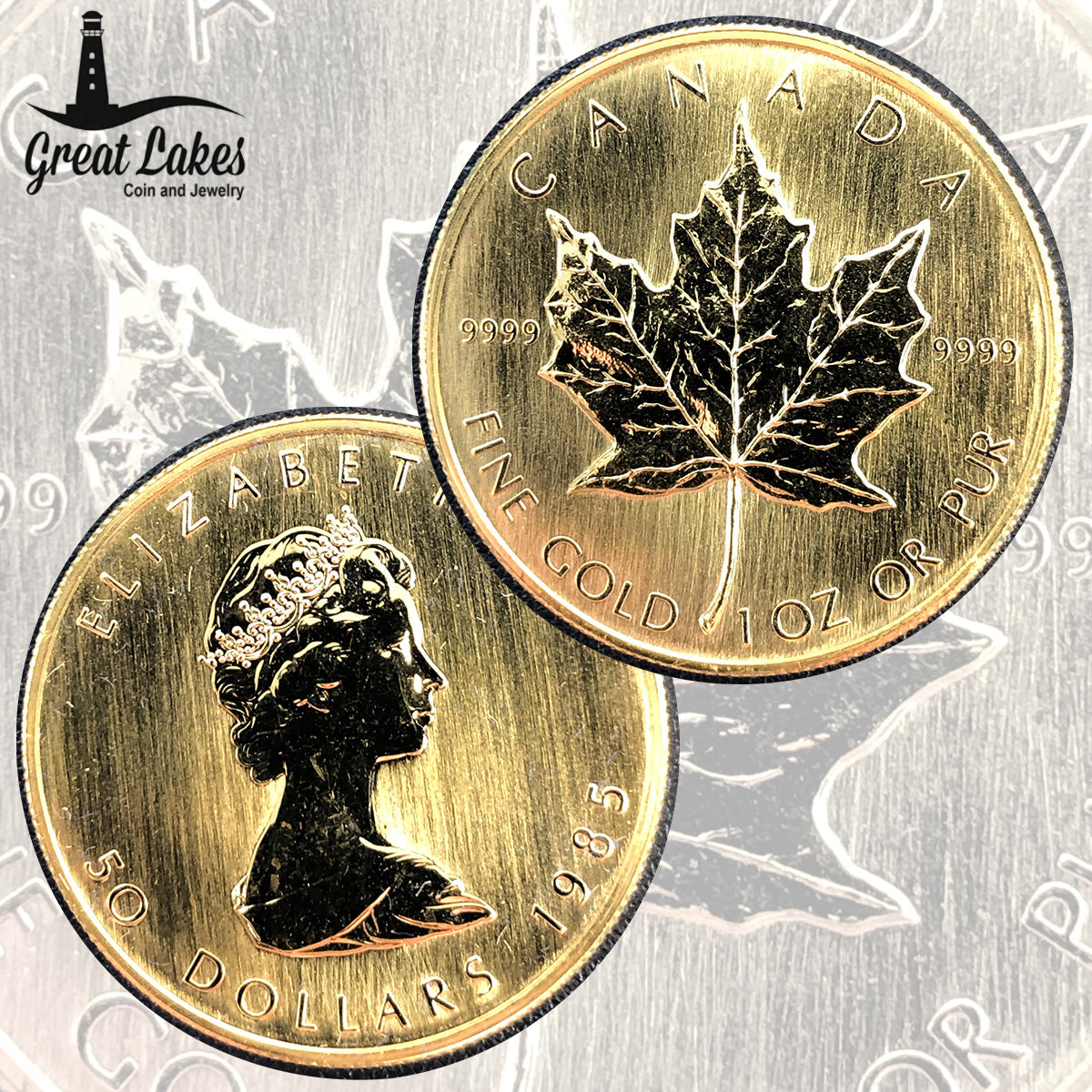 1985 1 oz Gold Maple (BU)