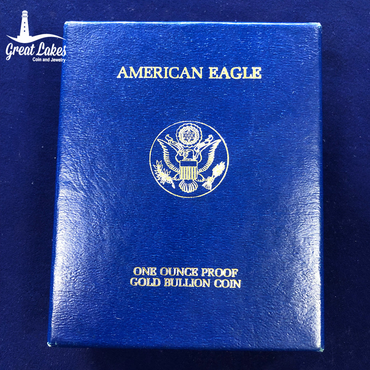 1986 1 oz Proof American Gold Eagle (With Box &amp; CoA)