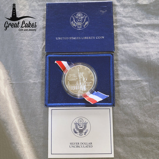 1986 Statue of Liberty BU (With Box & CoA)