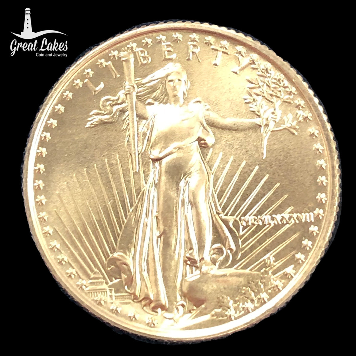 1987 1/4 oz American Gold Eagle (BU)