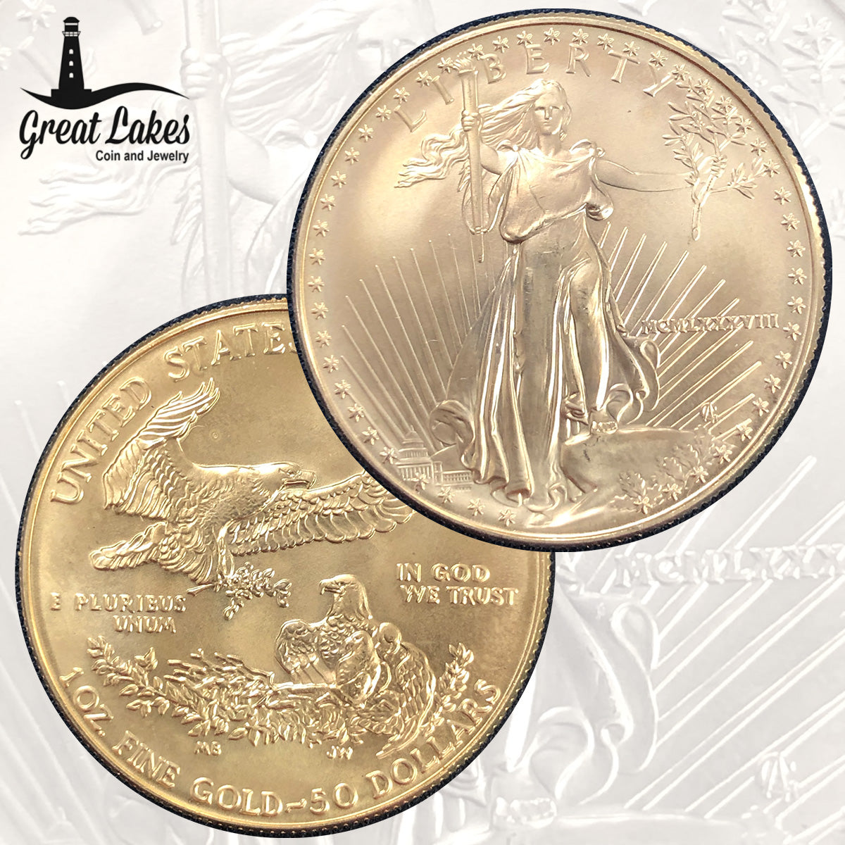 1988 1 oz American Gold Eagle (BU)