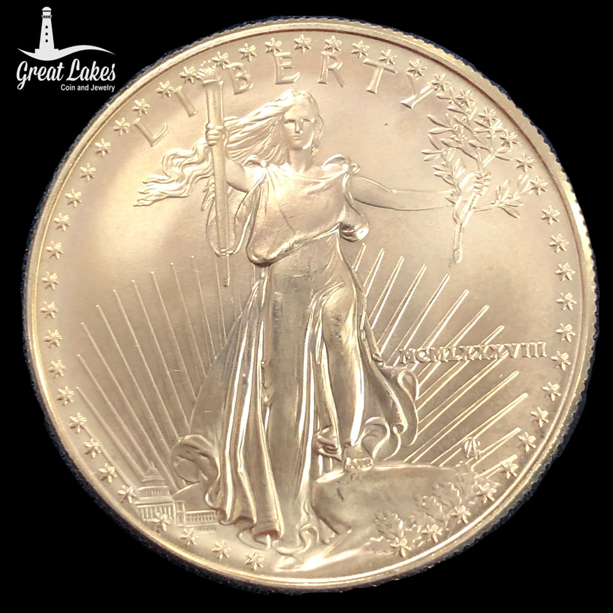 1988 1 oz American Gold Eagle (BU)