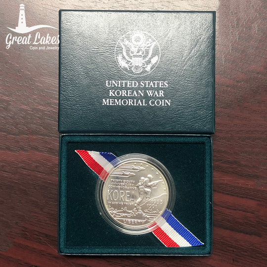 1991-D $1 Korean War Memorial Commemorative (BU)