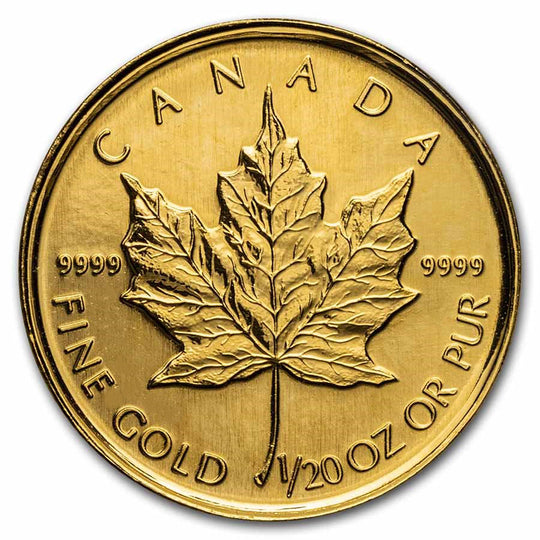 1993 1/20 oz Gold Maple (BU)