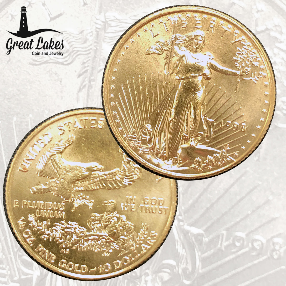1998 1/4 oz American Gold Eagle (BU)