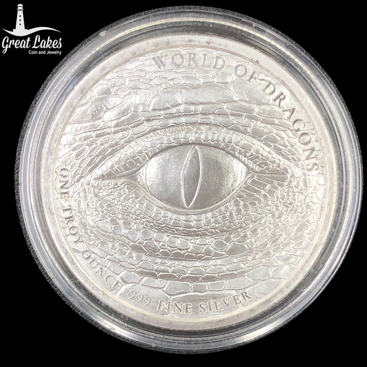 Provident World of Dragons 1 oz Silver Egyptian Round