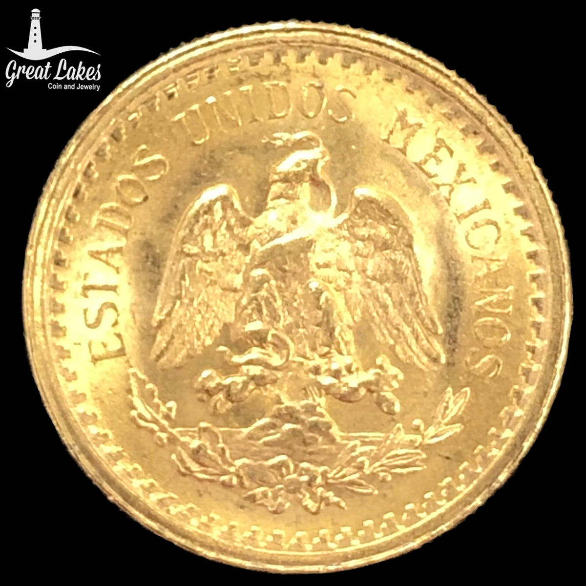 1945 Mexican Gold 2 1/2 Pesos (BU)