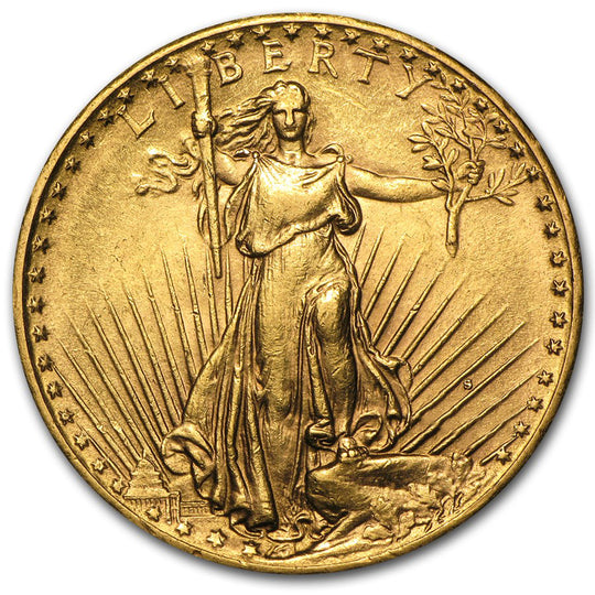 $20 Saint Gaudens Gold Double Eagle AU (Random Year)