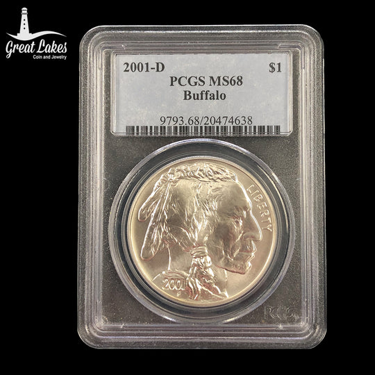 2001-D $1 Buffalo Commemorative PCGS MS68