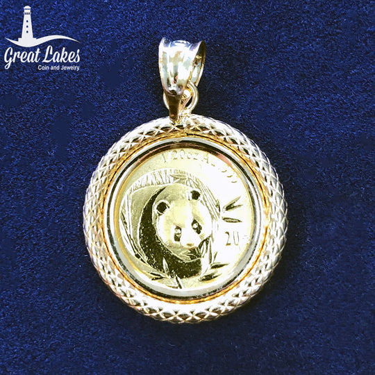 2003 1/20 Gold Panda in 18 k Bezel