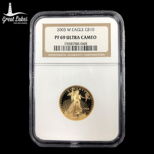 2003-W 1/4 oz American Gold Eagle NGC PF69 Ultra Cameo