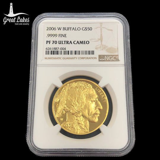 2006 W 1 oz Gold Buffalo NGC PF 70 Ultra Cameo