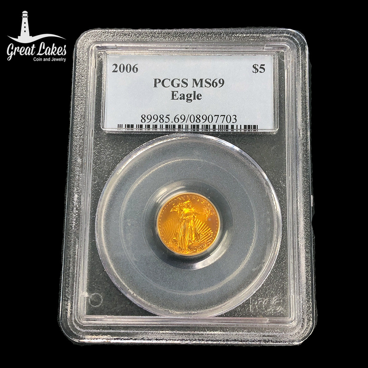 2006 1/10 oz American Gold Eagle PCGS MS69