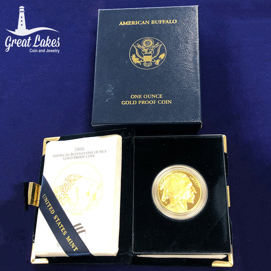 2006 1 oz Proof American Gold Buffalo (With Box & CoA)