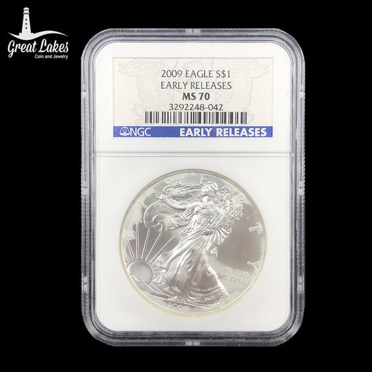 2009 1 oz American Silver Eagle NGC MS70