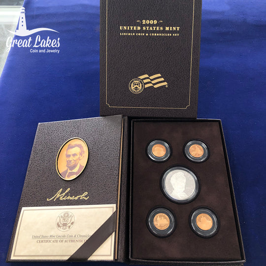 2009 P Proof Lincoln Coin & Chronicle Set (With Box & CoA)