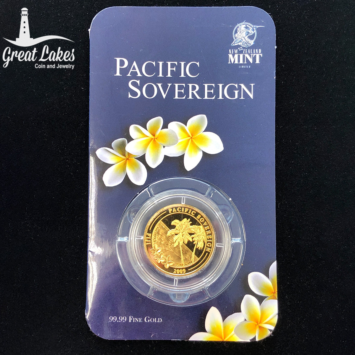 2009 Fiji 1 oz Gold $100 Pacific Sovereign (BU)
