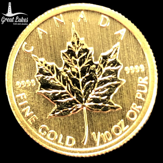 2010 Canadian 1/10 oz Gold Maple