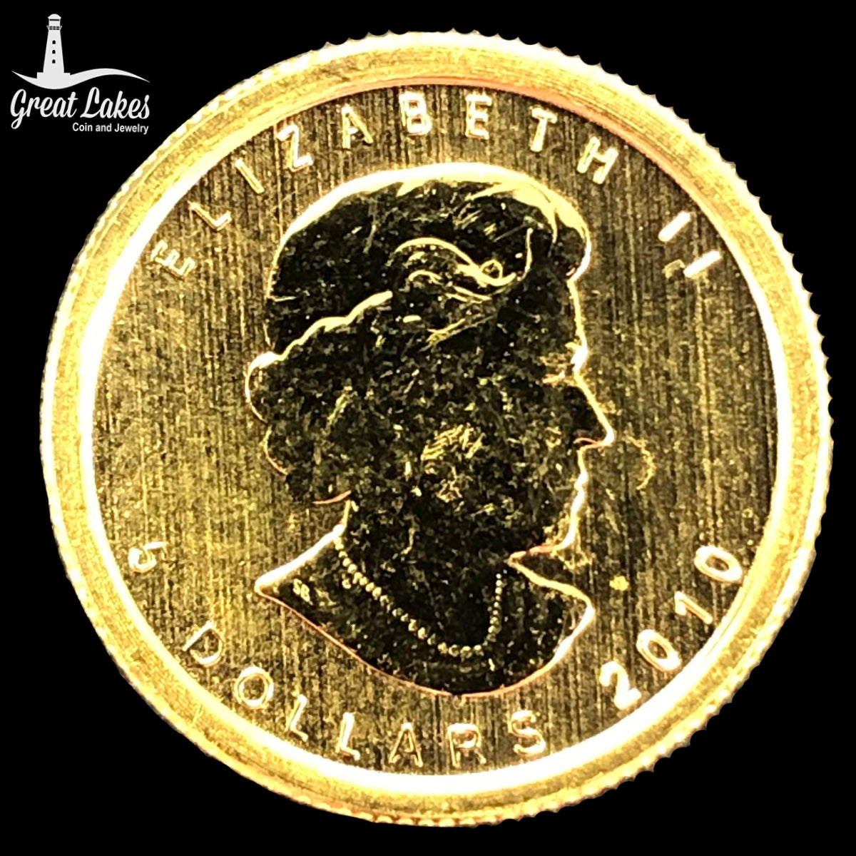 2010 Canadian 1/10 oz Gold Maple