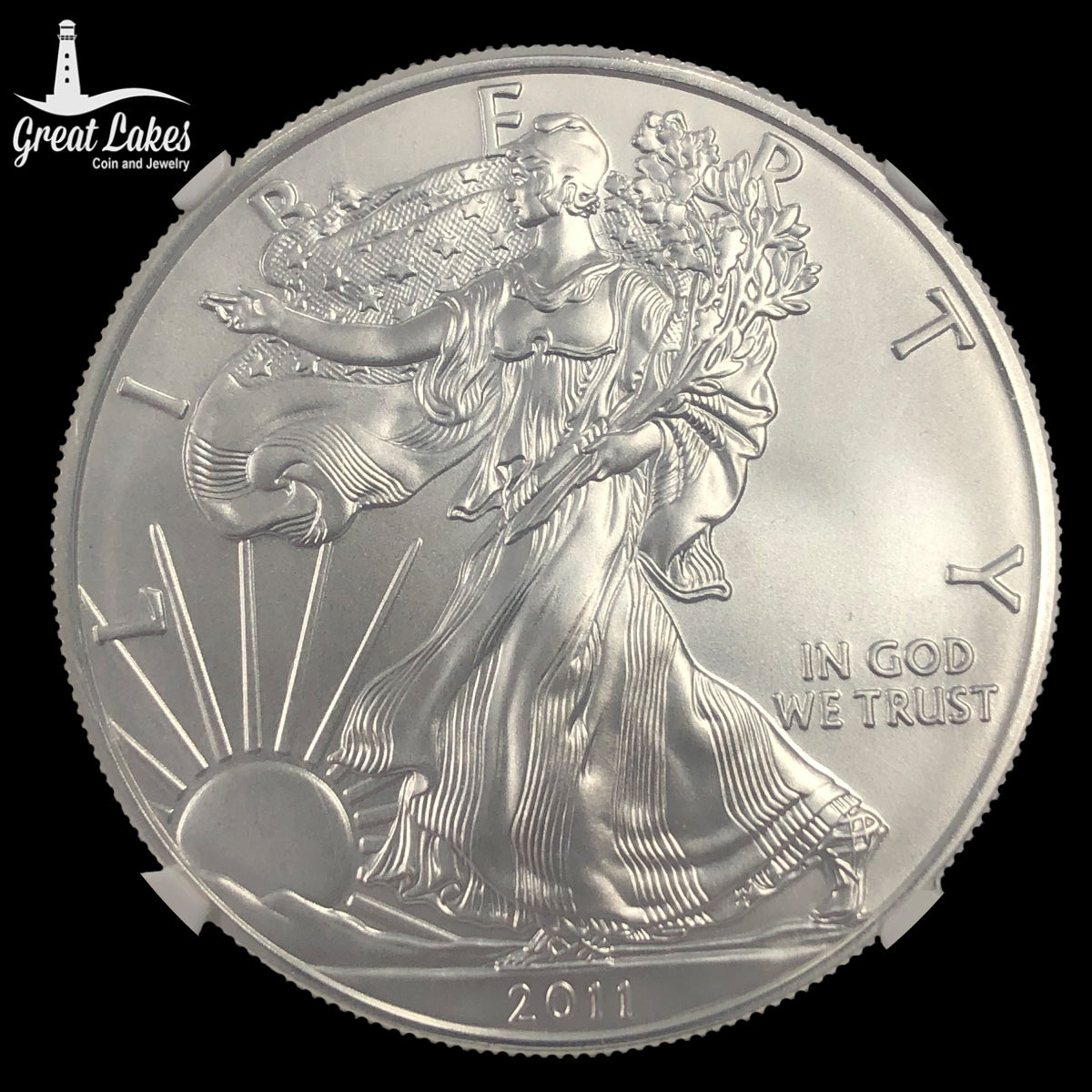 2011 W 1 oz American Silver Eagle NGC MS70 25th Anniversary