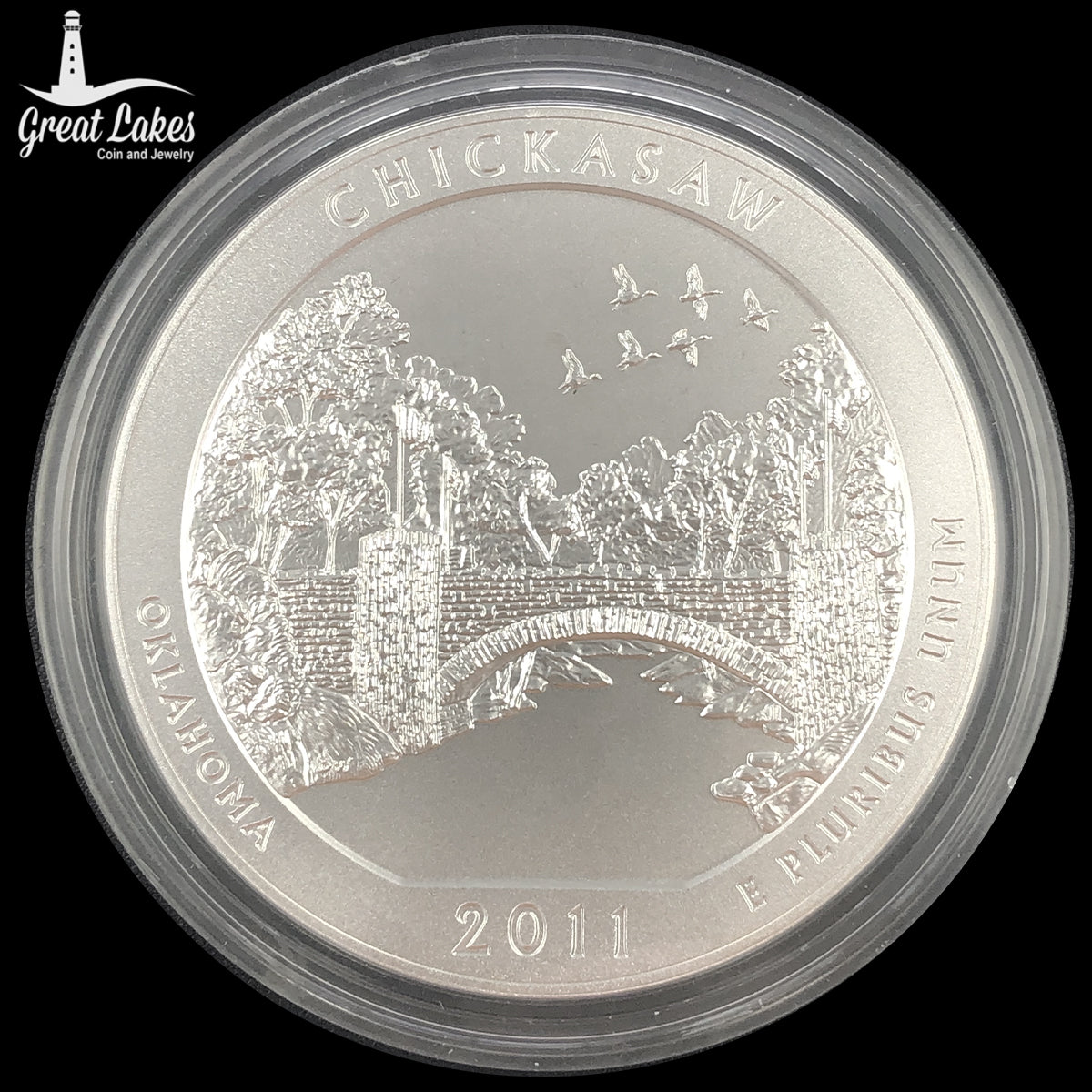 2011 America the Beautiful Chickasaw National Recreation Area 5 oz