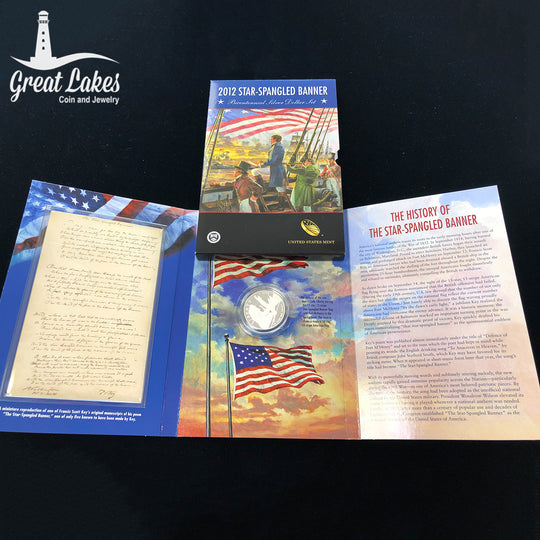 2012-P Proof Star Spangled Banner $1 Silver Commemorative Proof