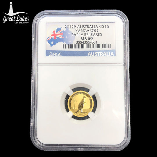 Australian 2012 1/10 oz Gold Kangaroo NGC MS69