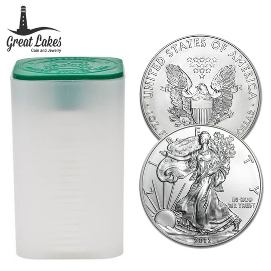 2012 1 oz American Silver Eagles (Tube of 20)