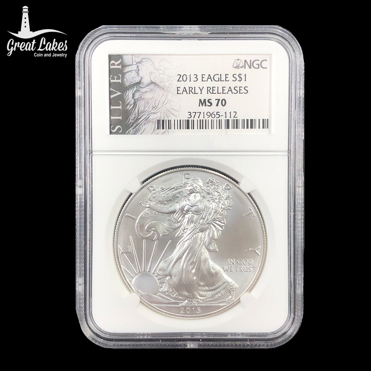 2013 1 oz American Silver Eagle Early Release NGC MS70